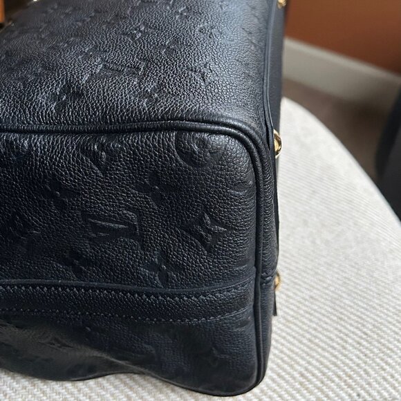 LOUIS VUITTON Empreinte Speedy Bandouliere 30 Black - Picture 4 of 16